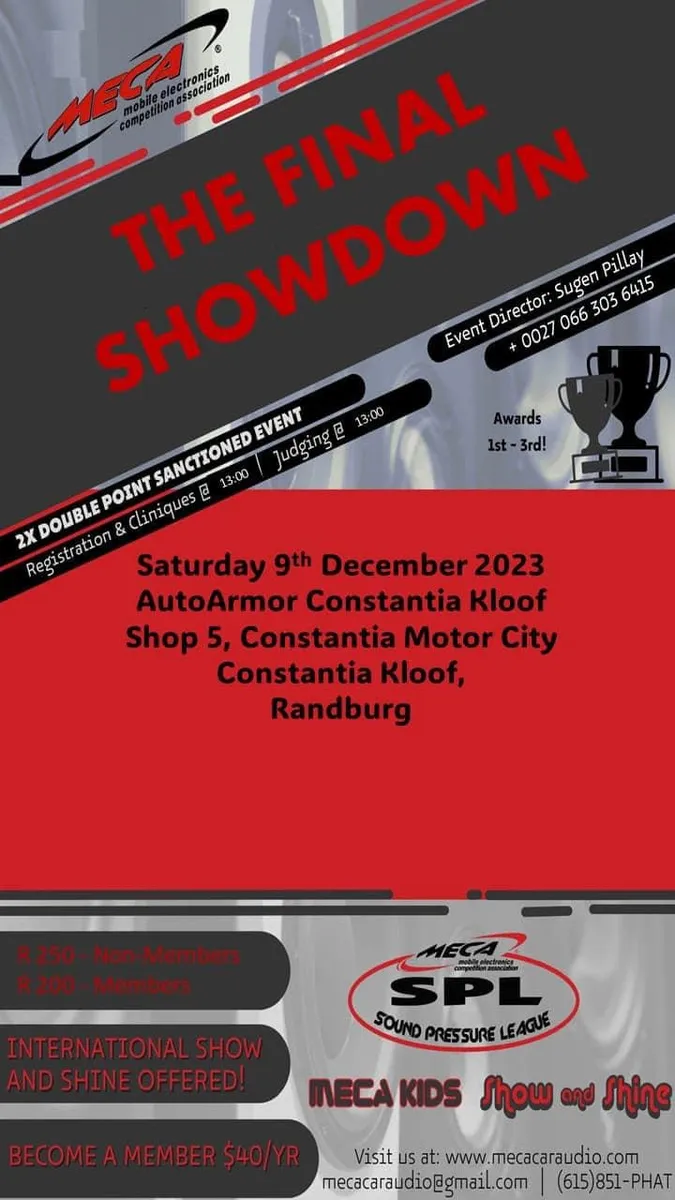 The Final Showdown Flyer