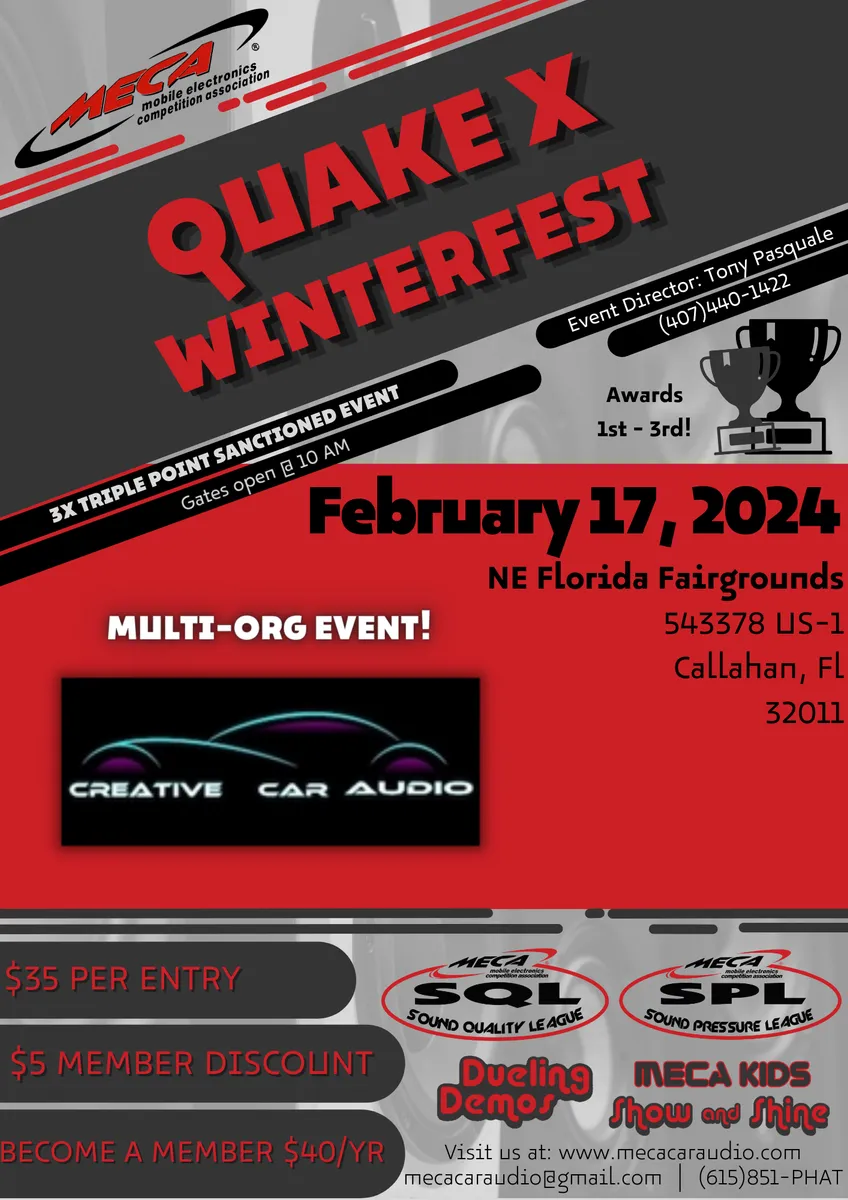QUAKE-X WINTERFEST Flyer