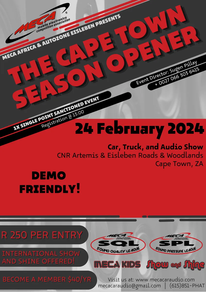 The Cape Town Season Opener Flyer