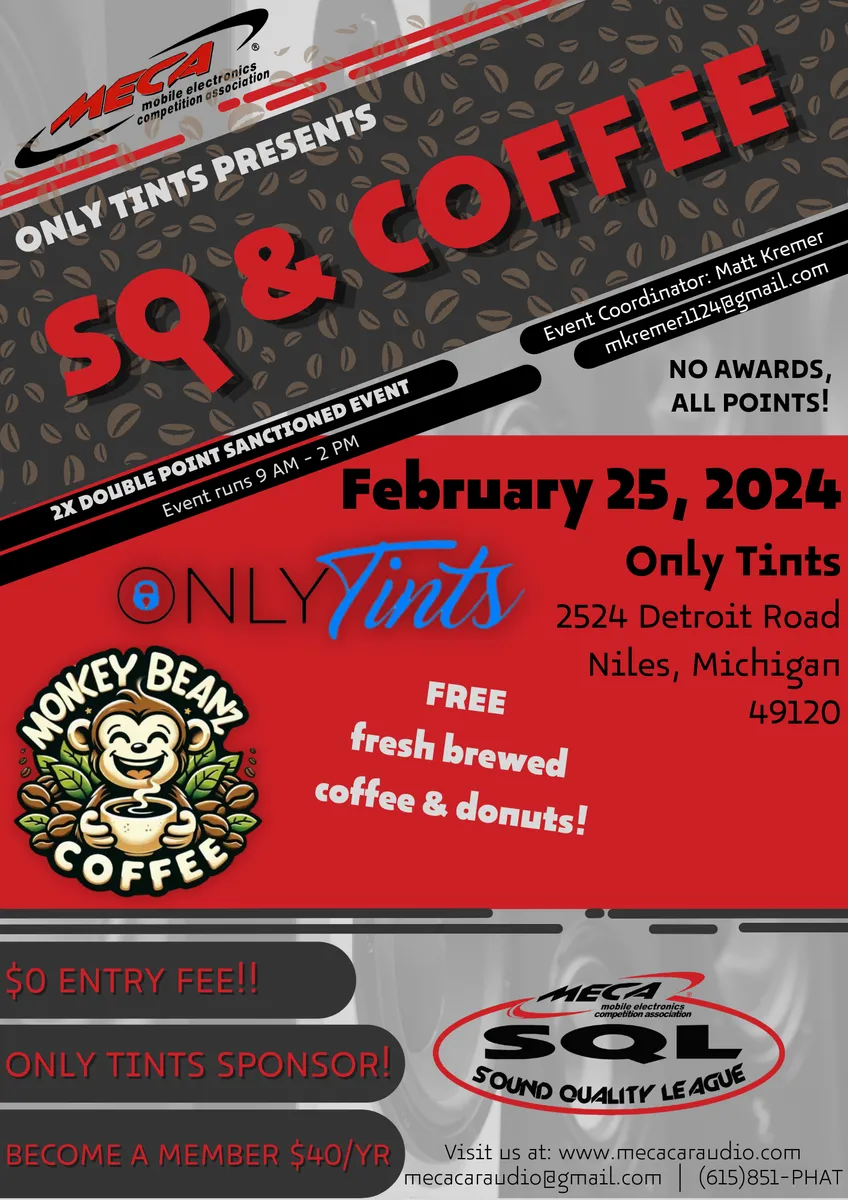 Only Tints SQ & Coffee Flyer