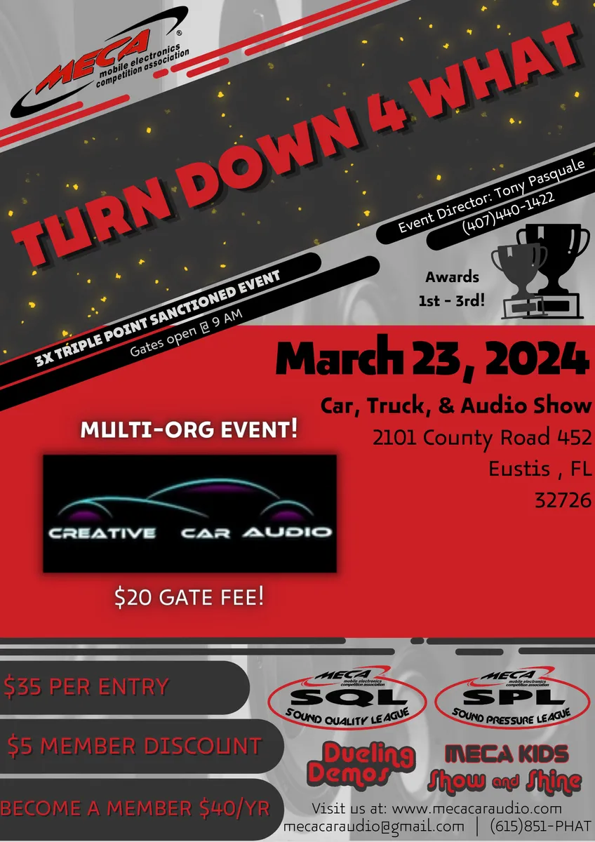 TURN DOWN 4 WHAT Flyer