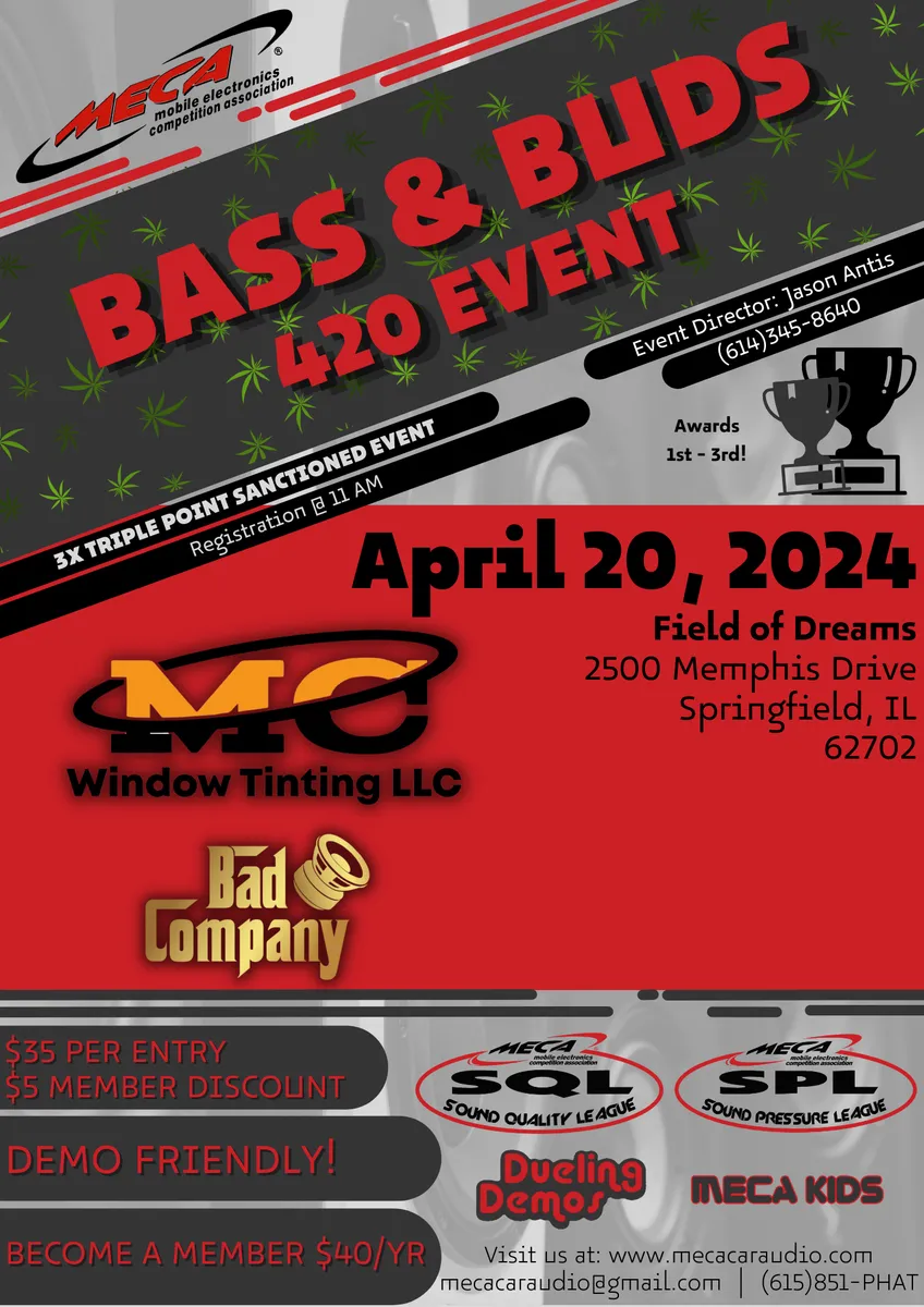 Bass & Buds Flyer