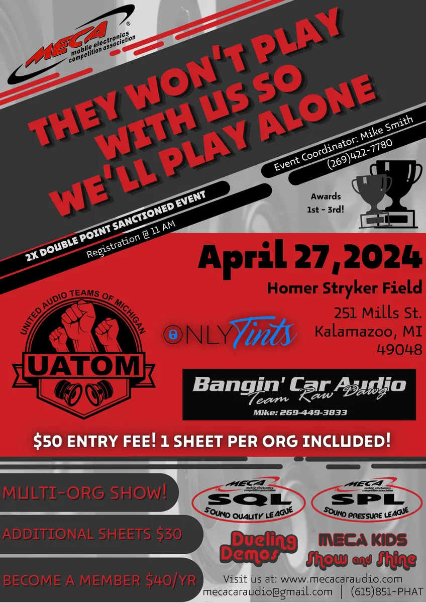THEY WON'T PLAY WITH US SO WE'LL PLAY ALONE Flyer