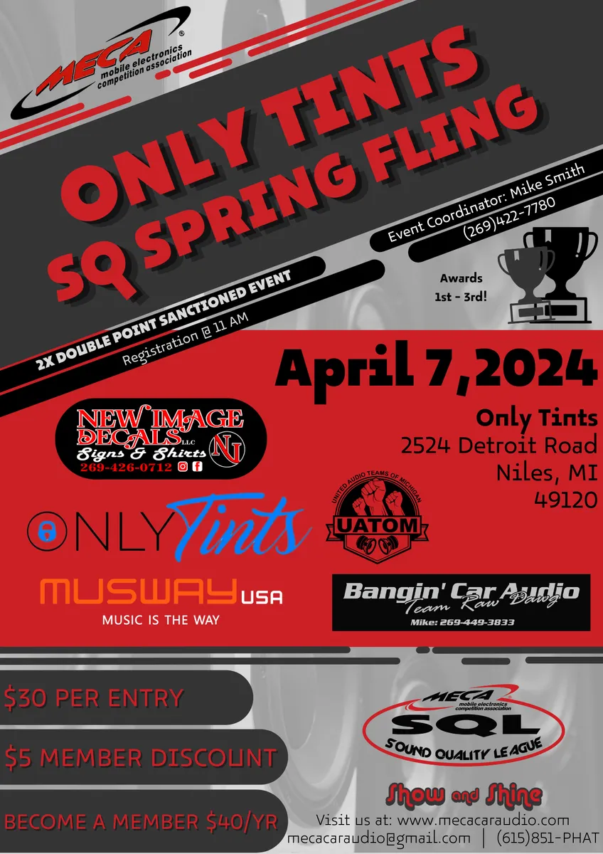 Only Tints SQ Spring Fling Flyer