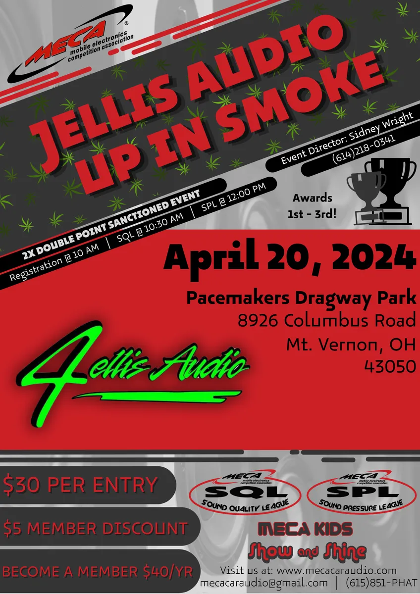 Jellis Audio Up in Smoke Flyer