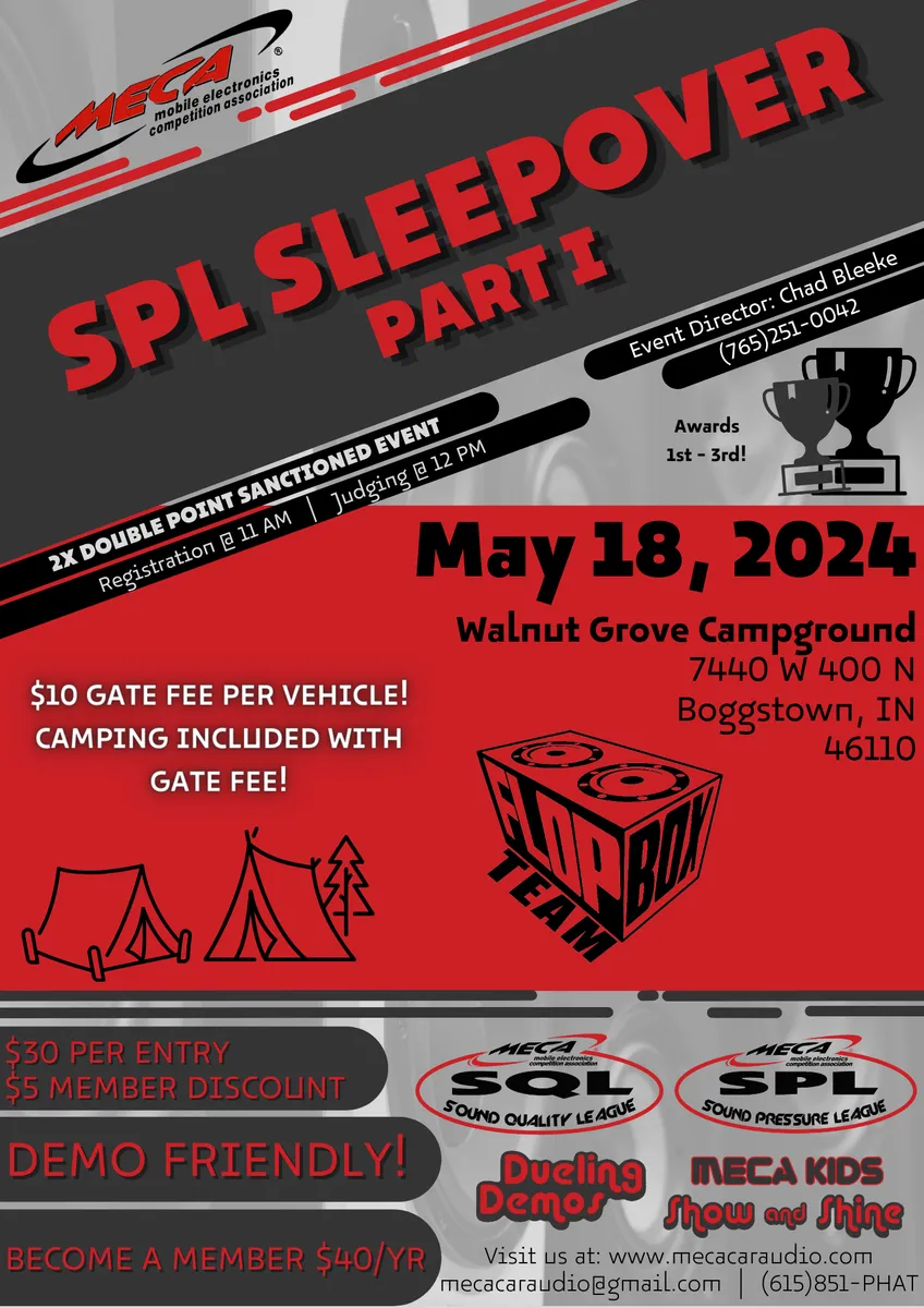 SPL SLEEPOVER: Part I Flyer