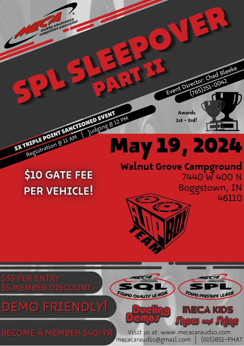 SPL SLEEPOVER: Part II Flyer