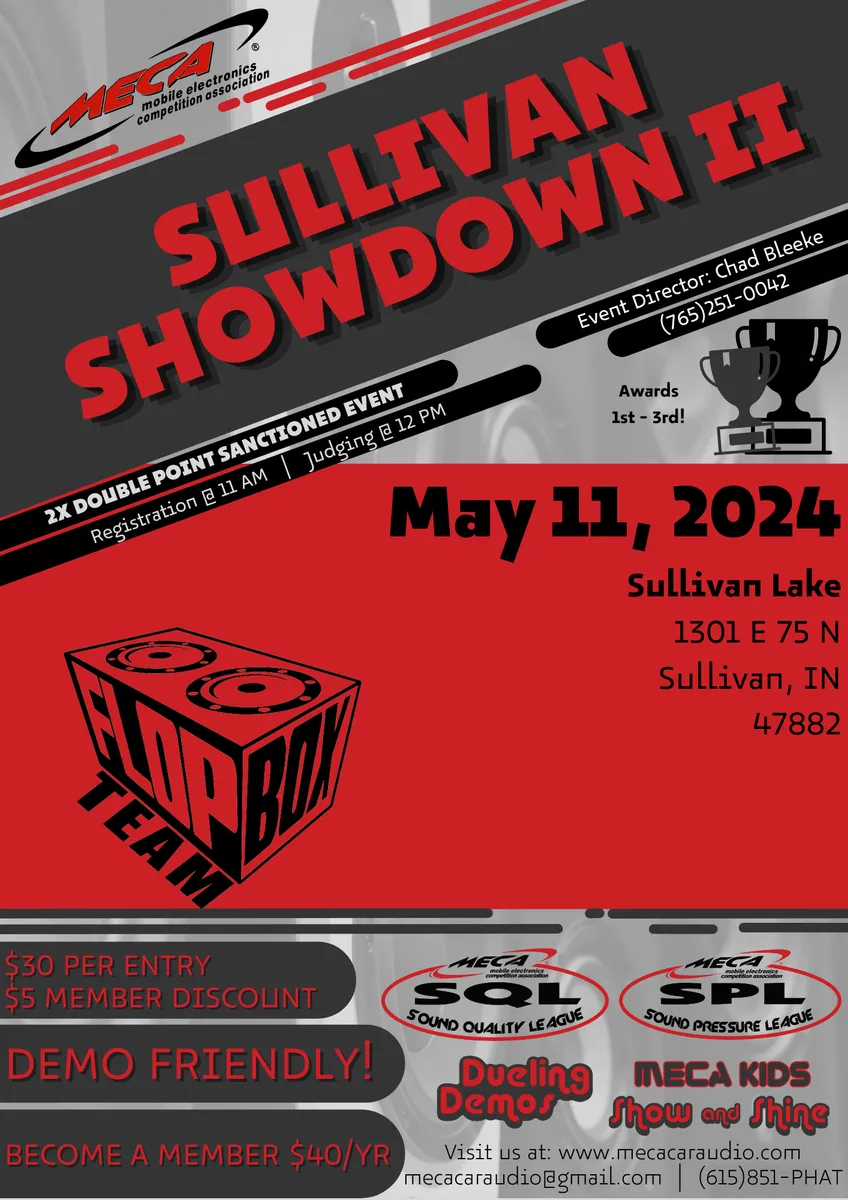 Sullivan Showdown II Flyer