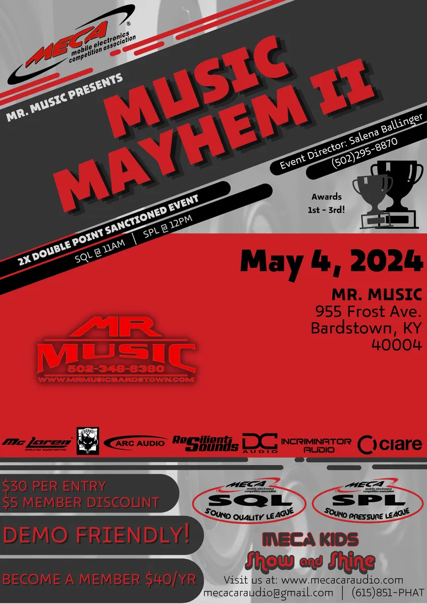 Music Mayhem II Flyer