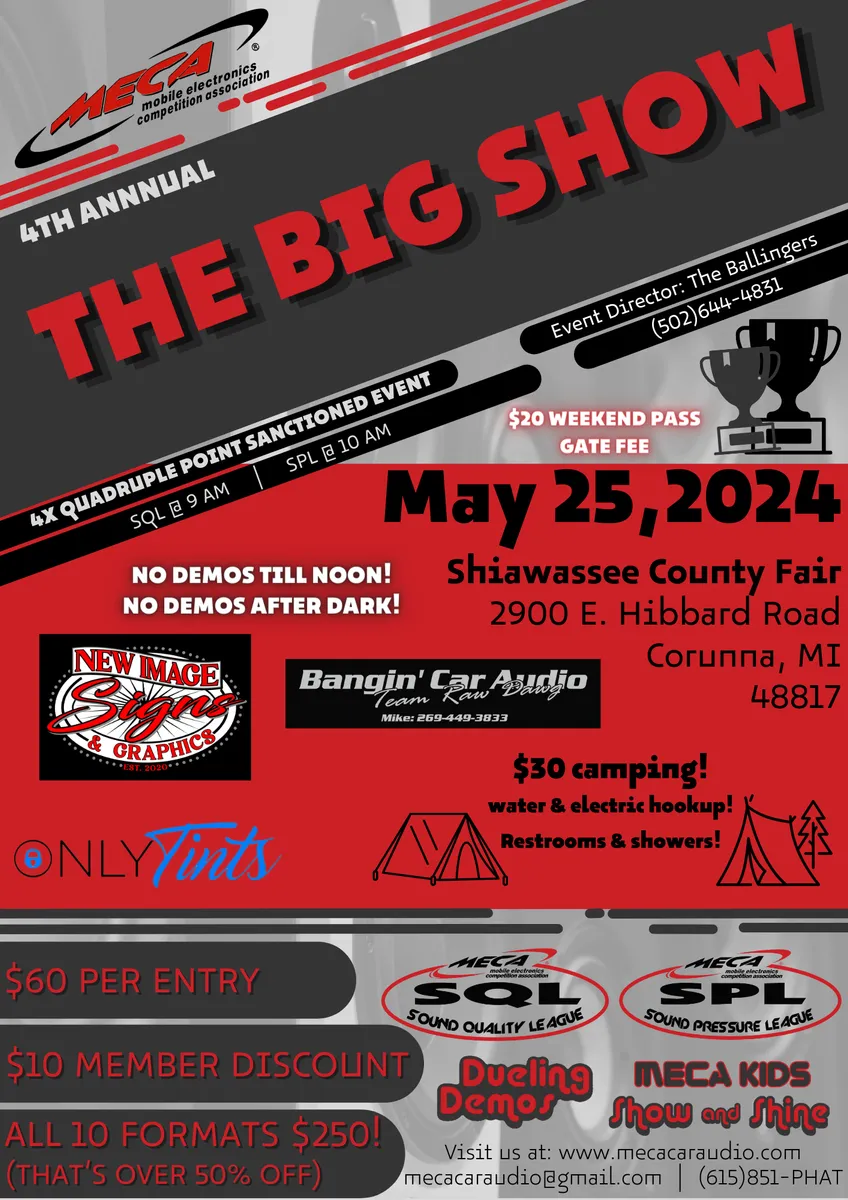 THE BIG SHOW Flyer