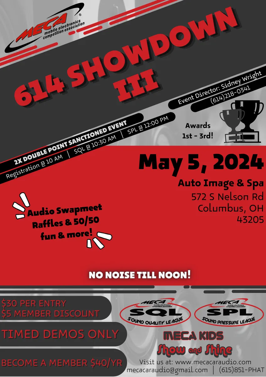 614 Showdown III Flyer