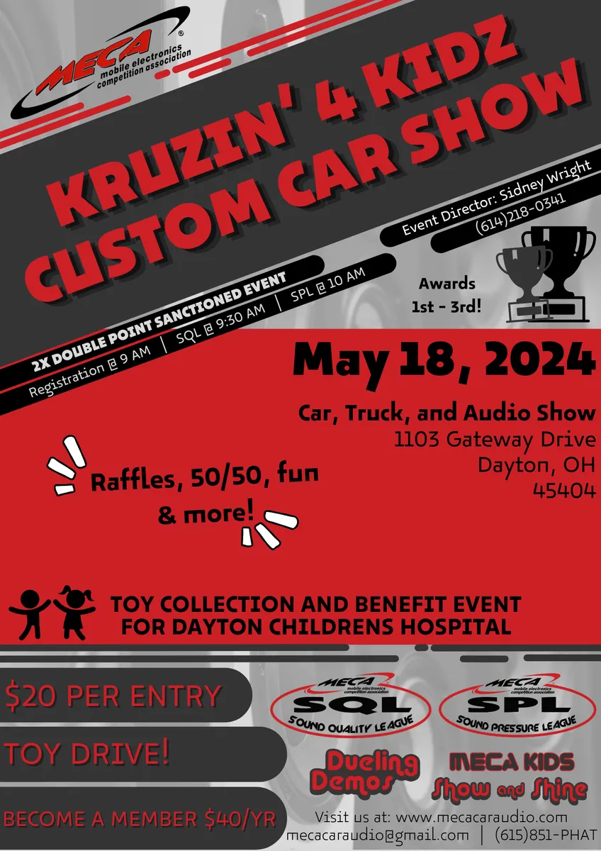 KRUZIN’ 4 KIDZ Flyer