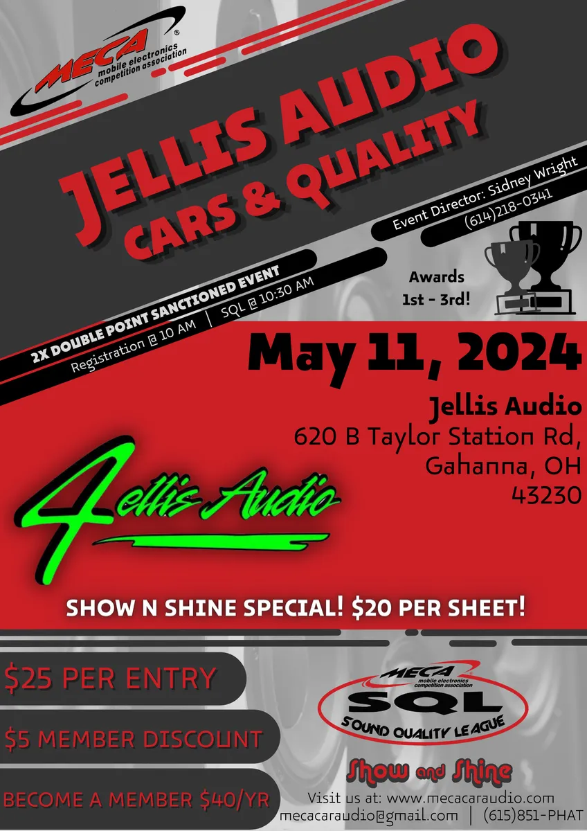 Jellis Audio Cars & Quality Flyer