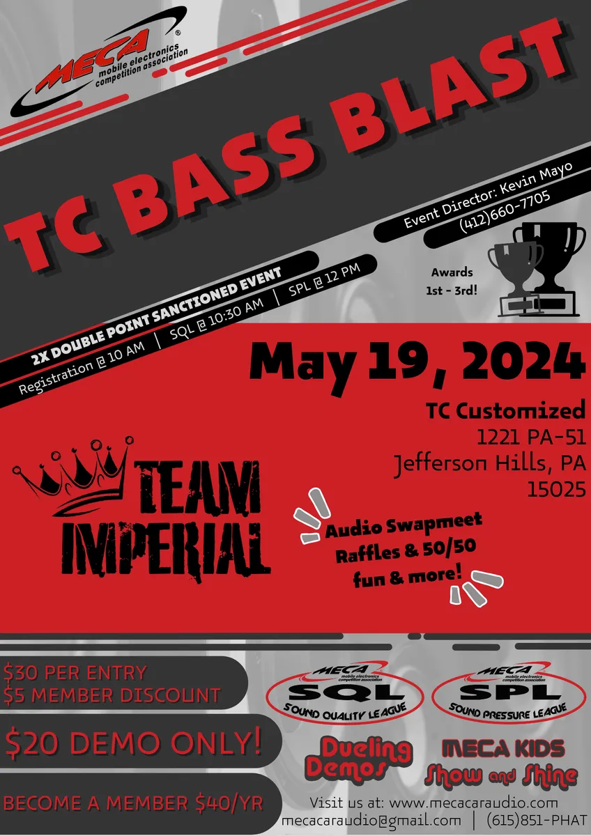 TC Bass Blast Flyer
