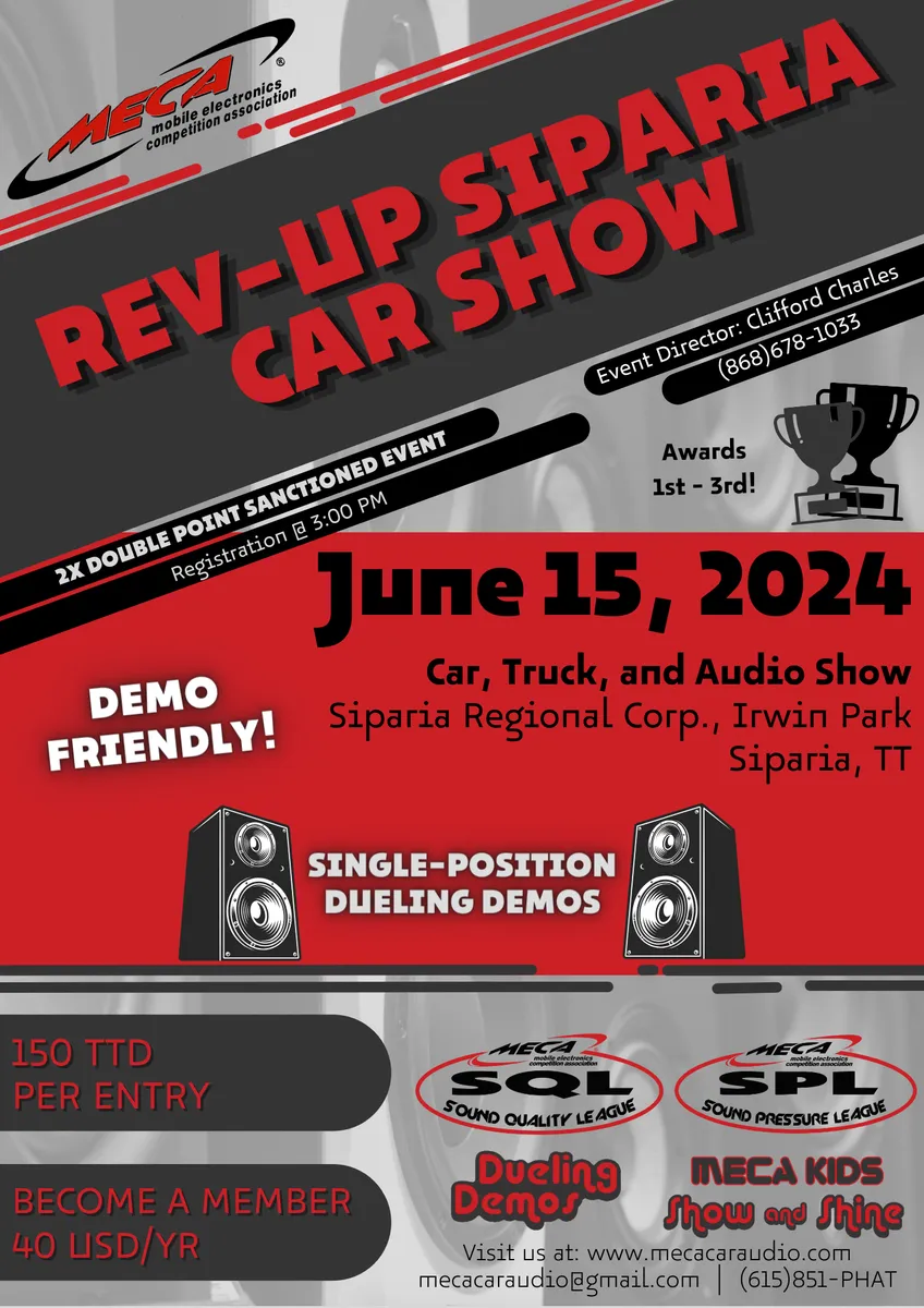 REV-UP SIPARIA CAR SHOW Flyer