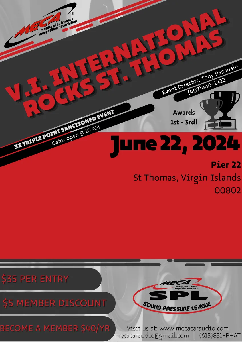 V.I. International Rocks St. Thomas Flyer