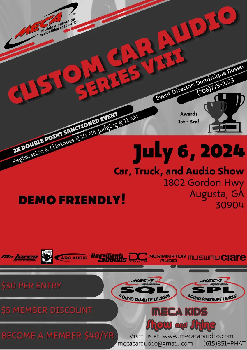 Custom Car Audio VIII Flyer