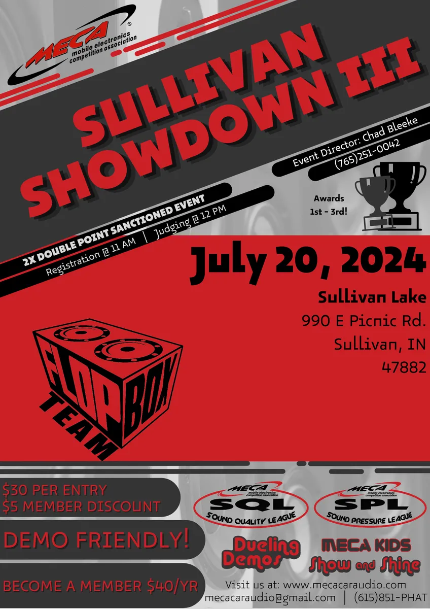 Sullivan Showdown III Flyer