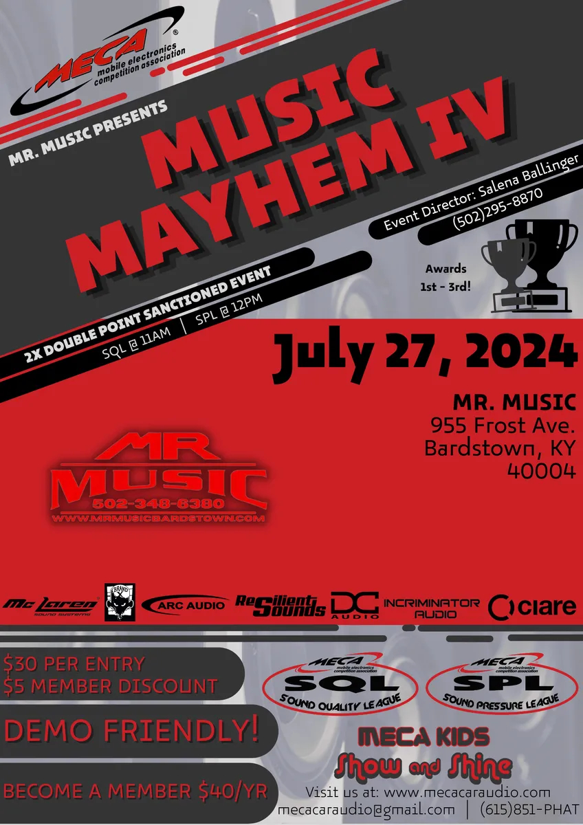 Music Mayhem IV Flyer