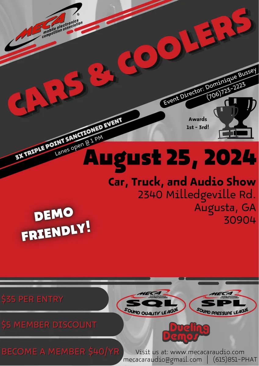 Cars & Coolers Flyer