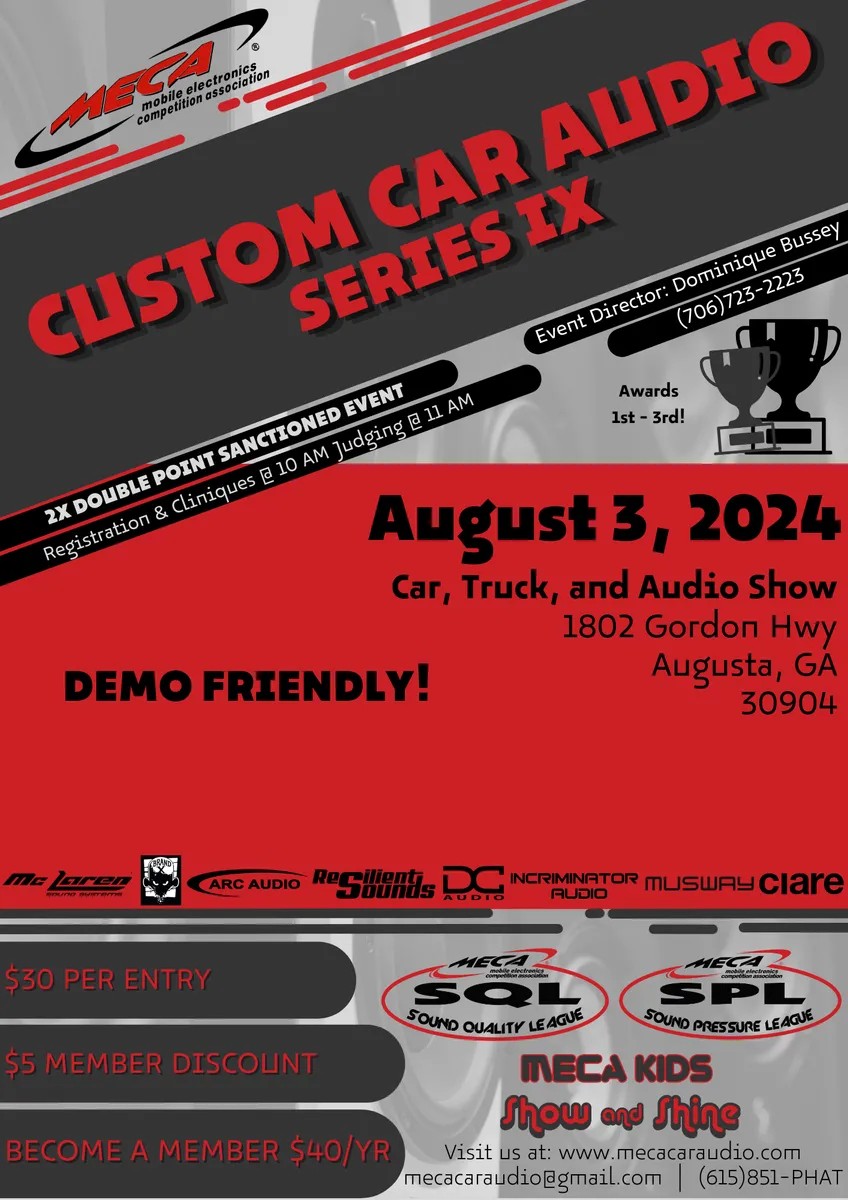 Custom Car Audio IX Flyer
