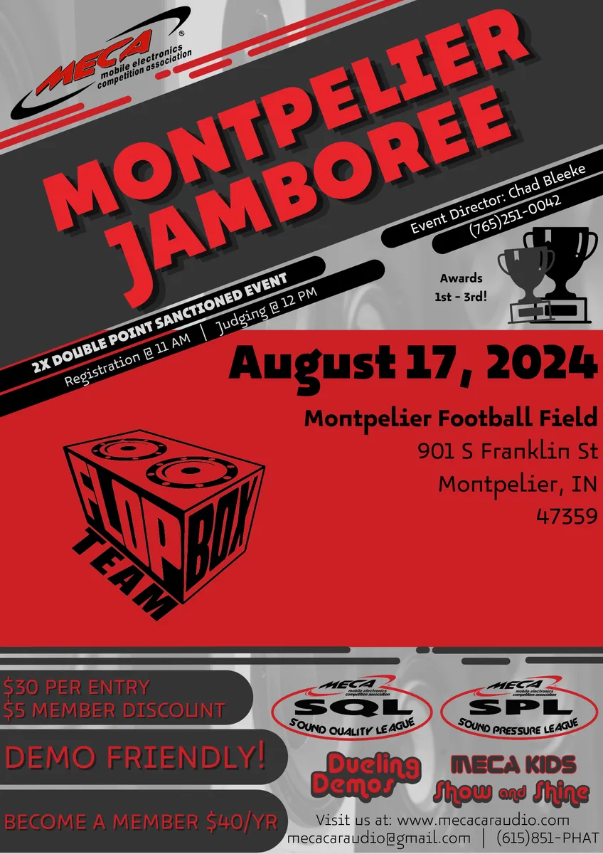 Montpelier Jamboree Flyer