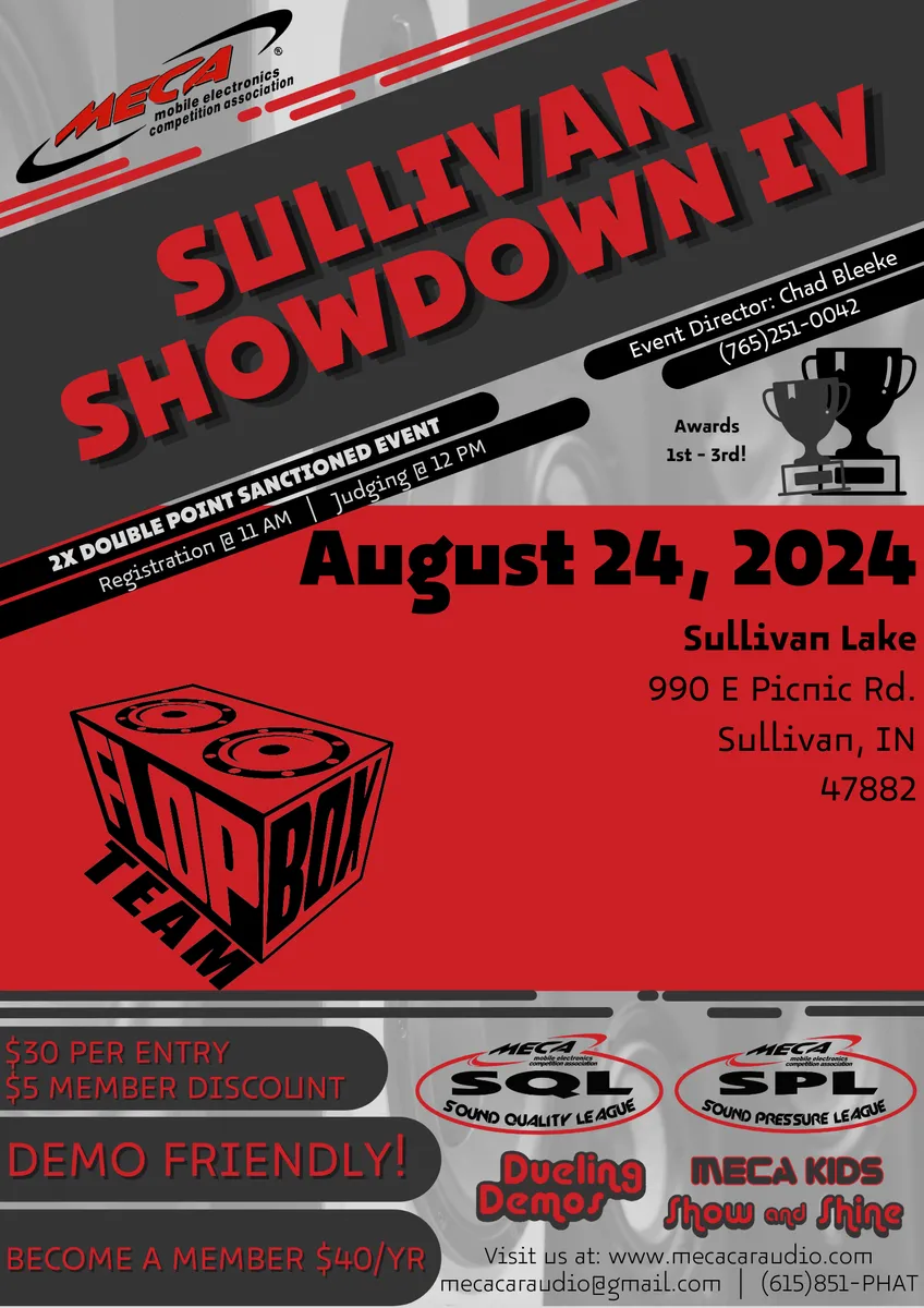 Sullivan Showdown IV Flyer