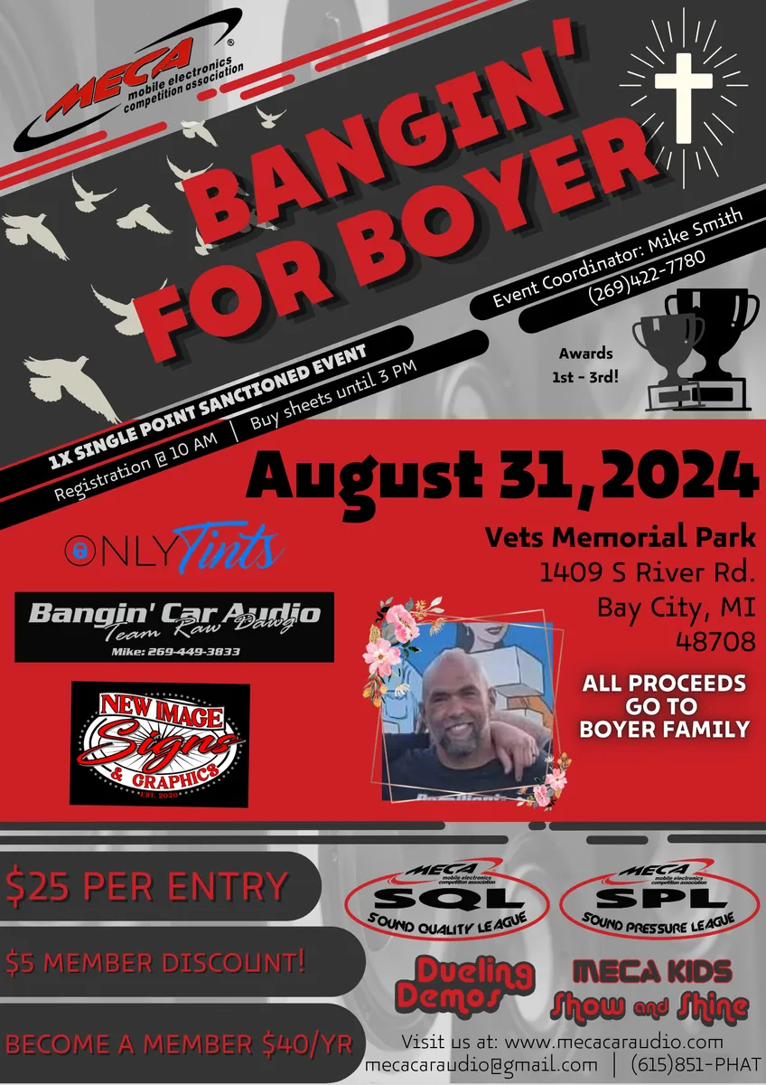 Bangin' For Boyer Flyer