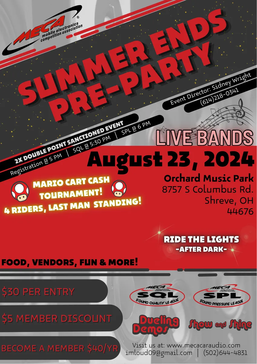 SUMMER ENDS PRE-PARTY Flyer