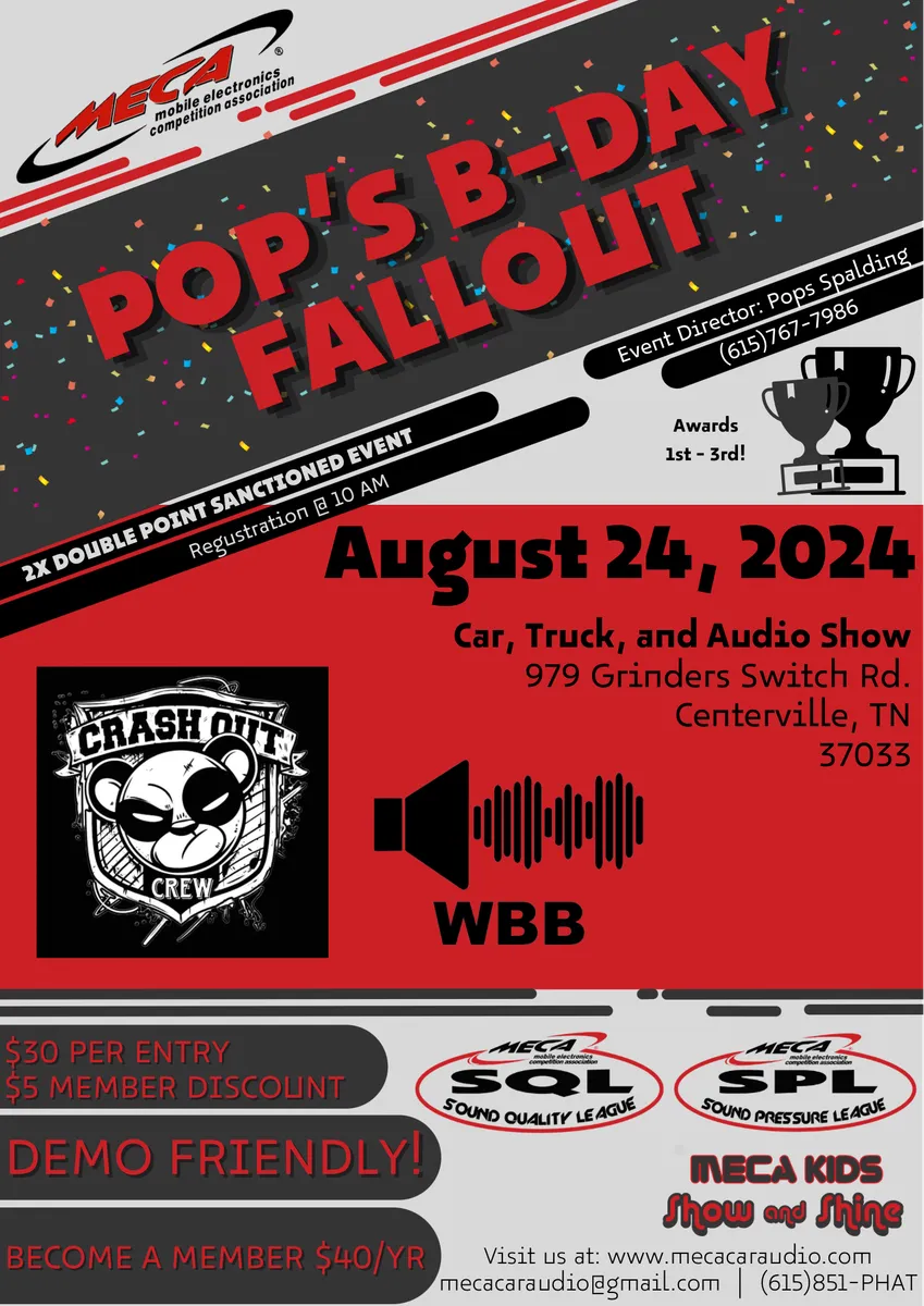 Pop’s B-Day Fallout Flyer