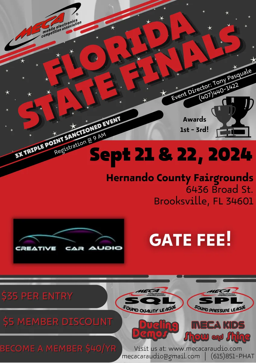 Florida State Finals Flyer