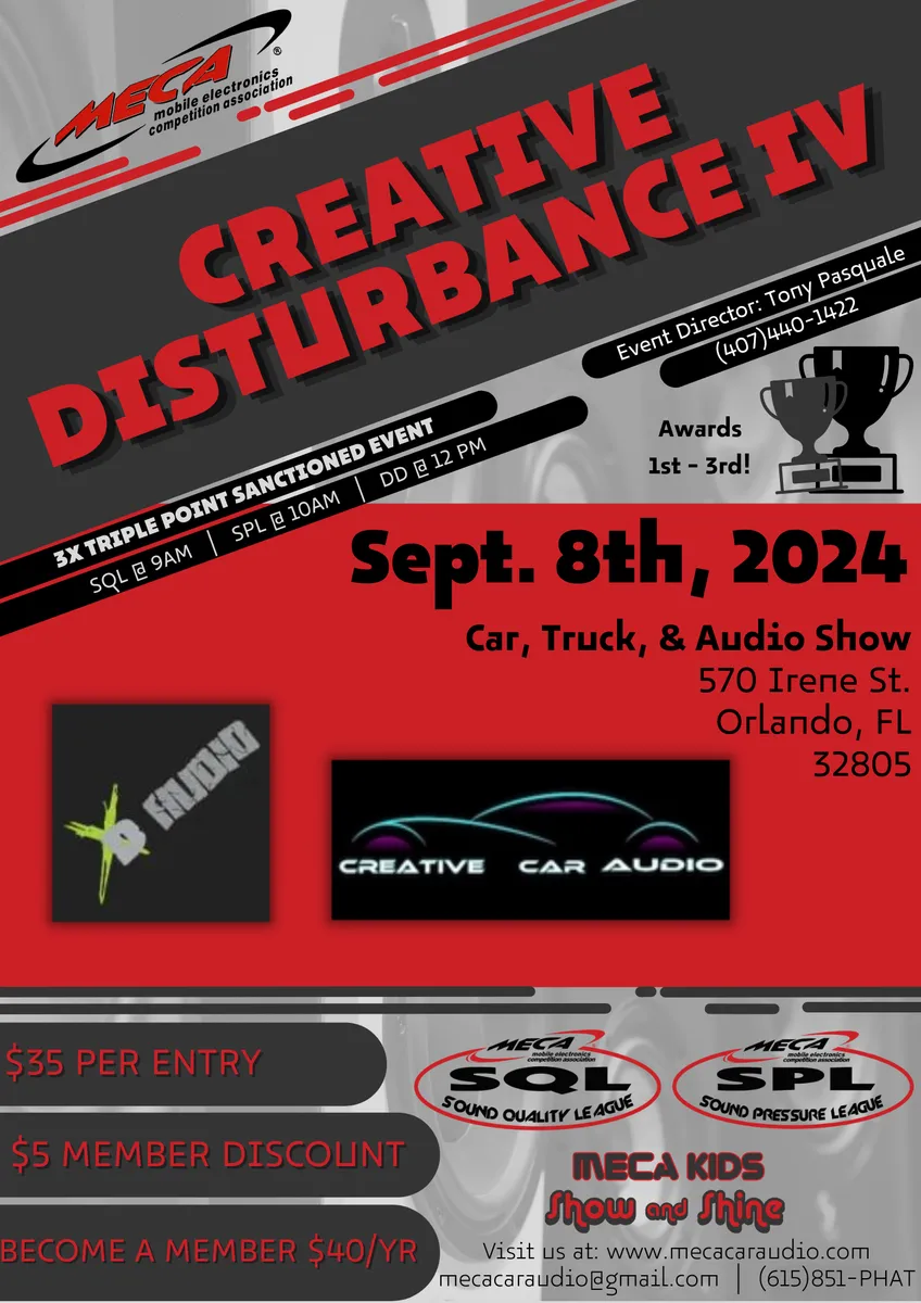 Creative Disturbance III Flyer