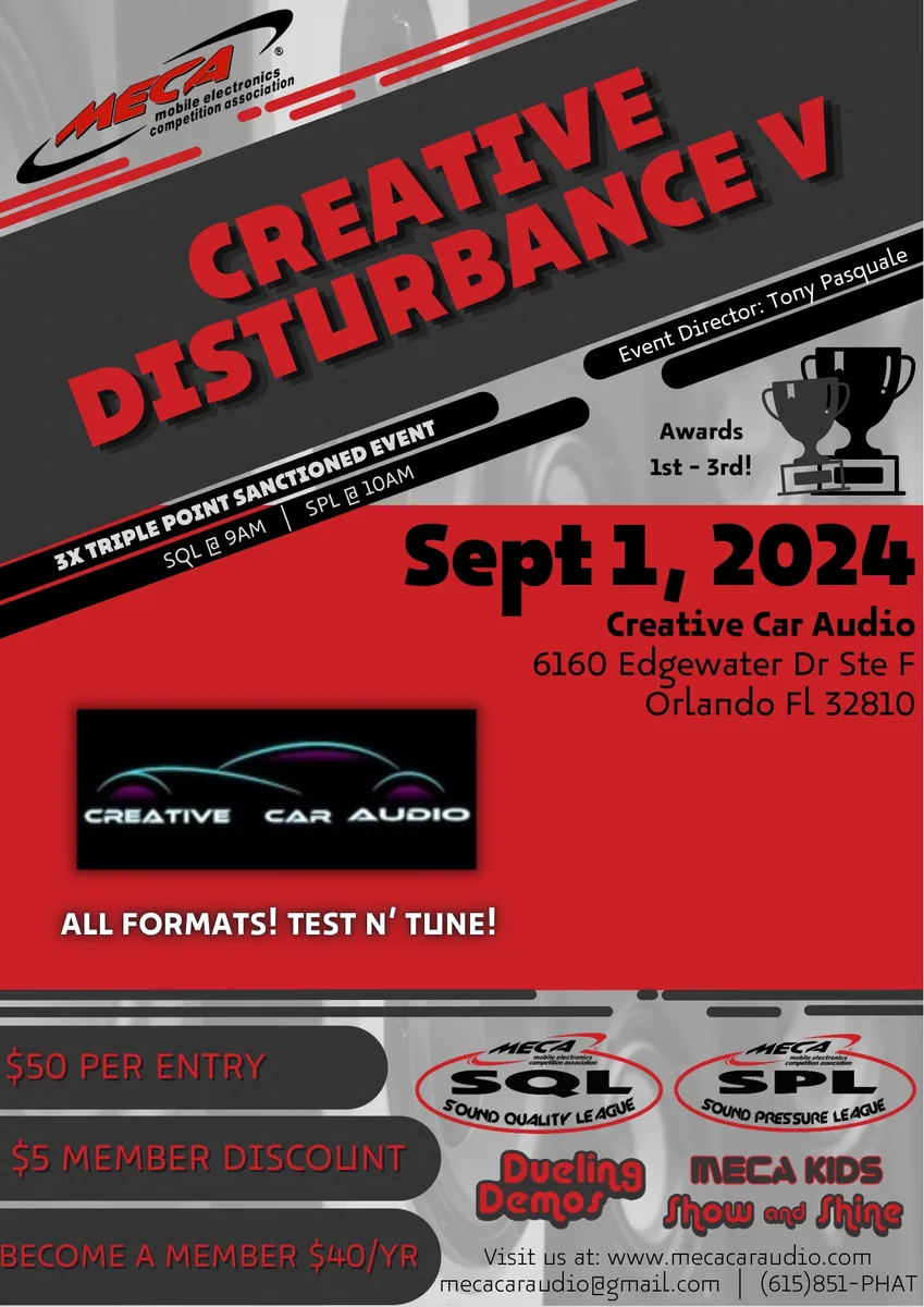 Creative Disturbance V Flyer