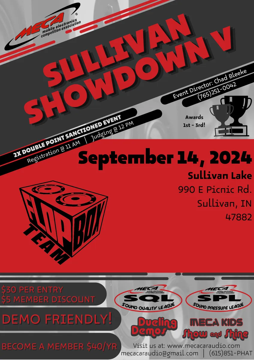 Sullivan Showdown V Flyer