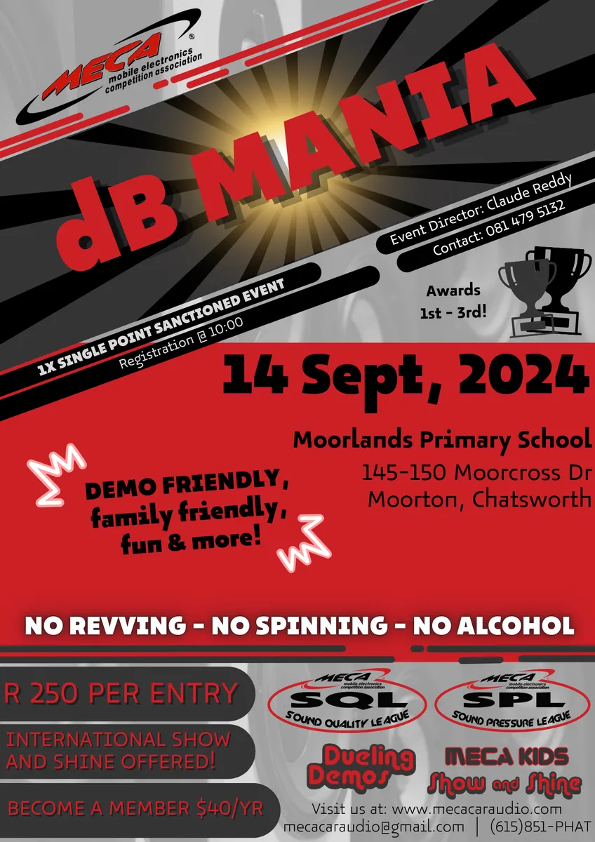 dB MANIA Flyer