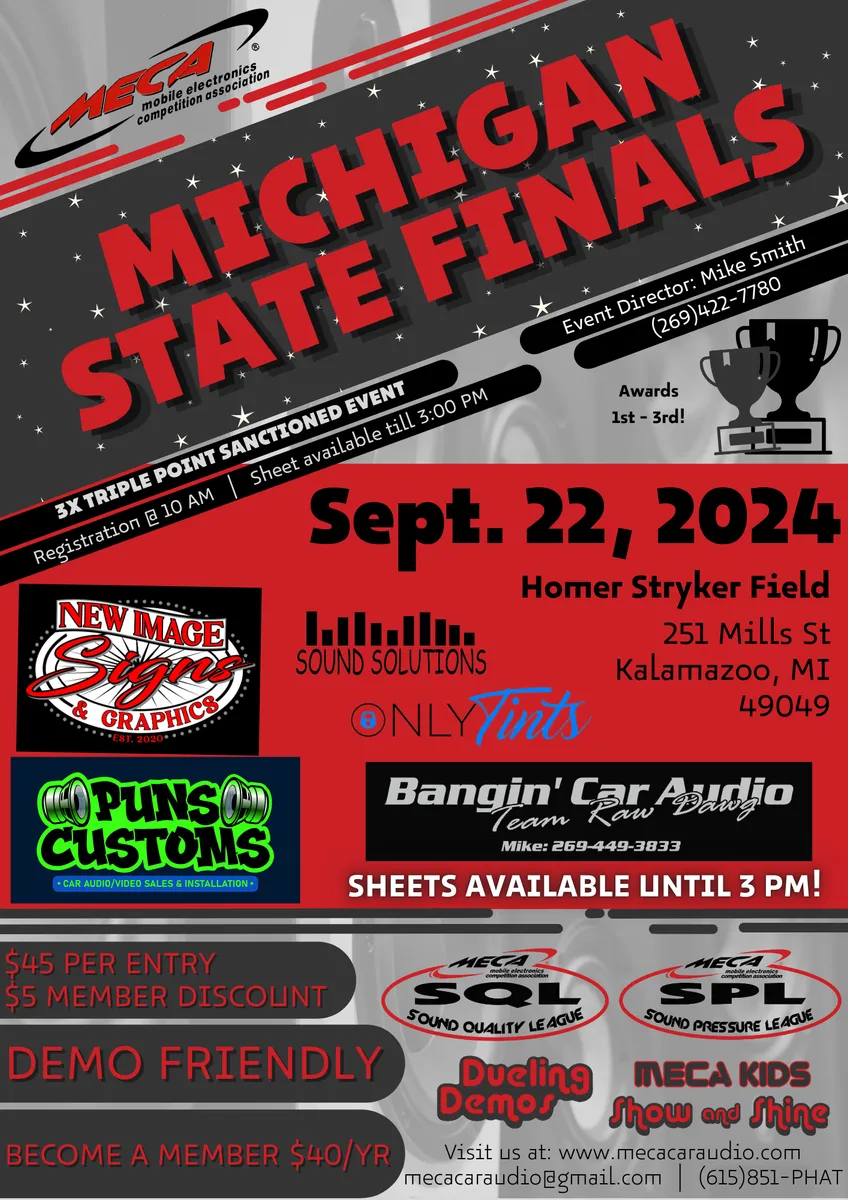 Michigan State Finals Flyer