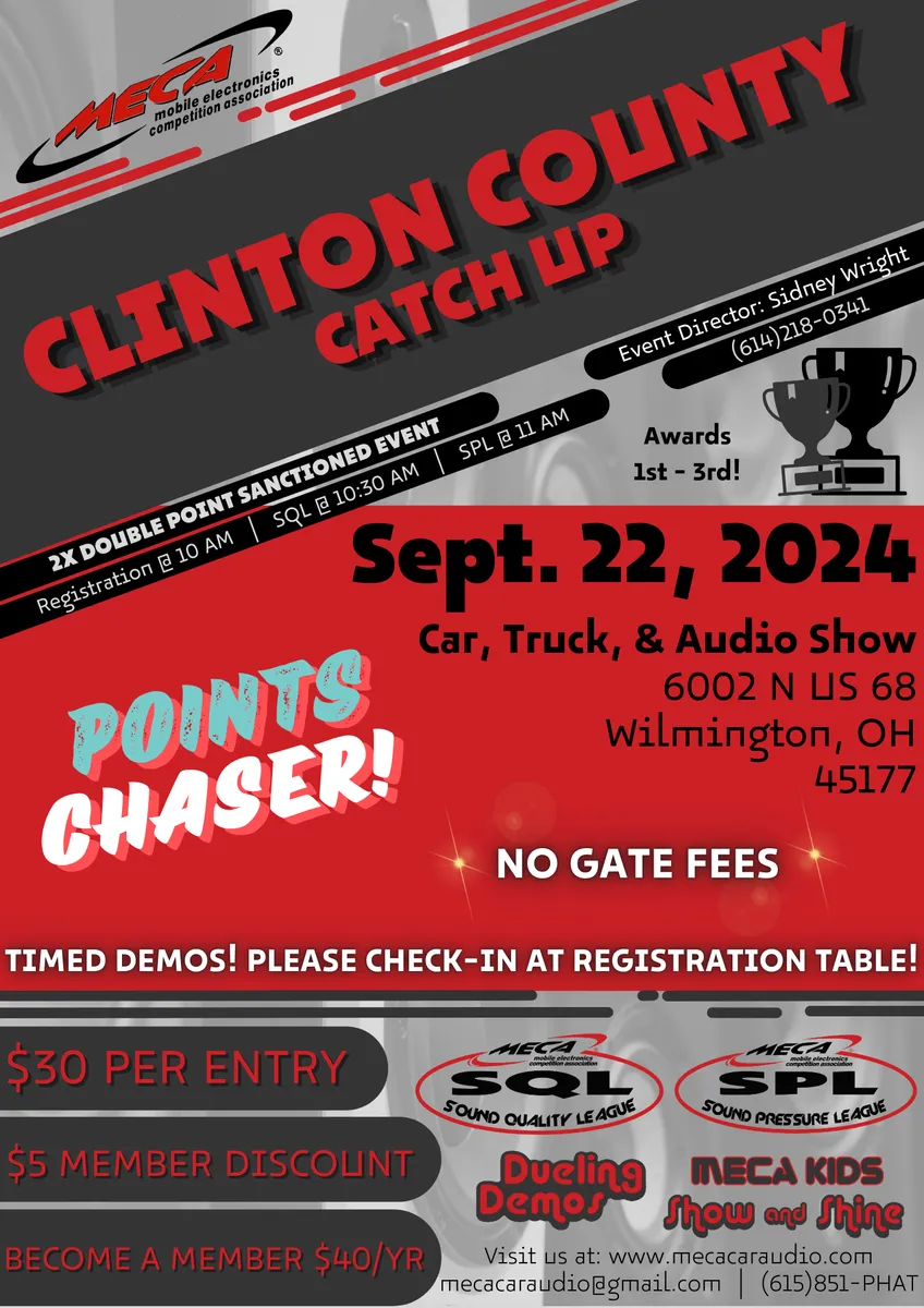 Clinton County Catch Up Flyer