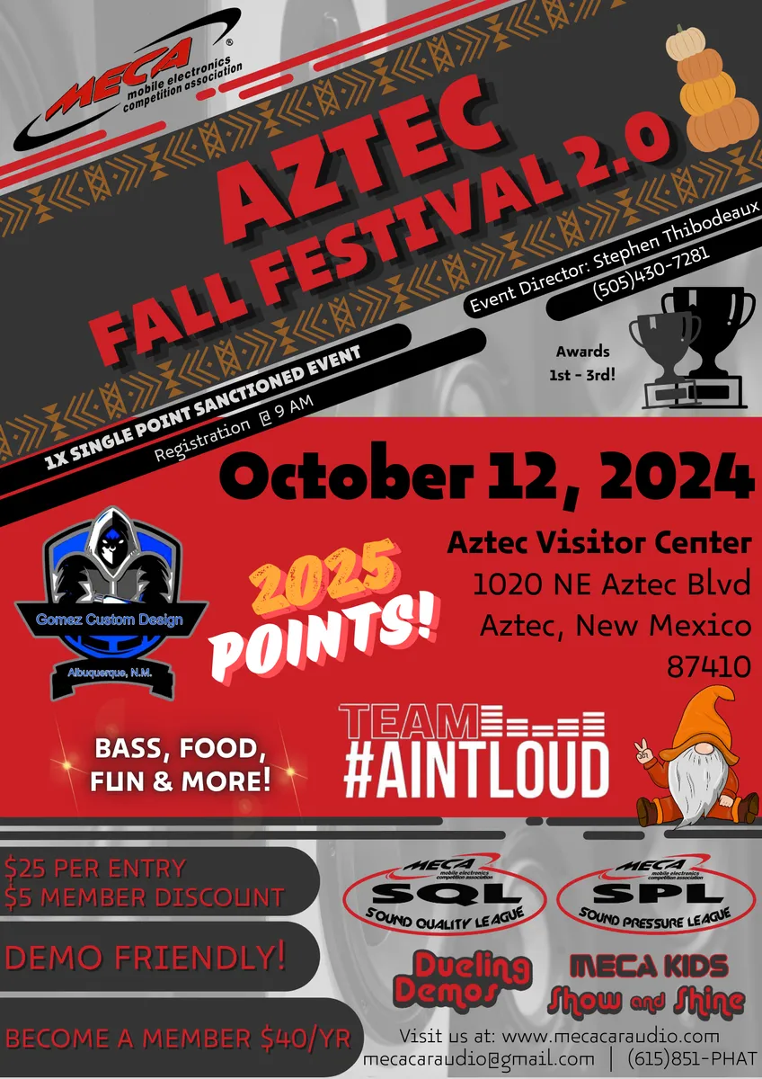 Aztec Fall Festival 2.0 Flyer