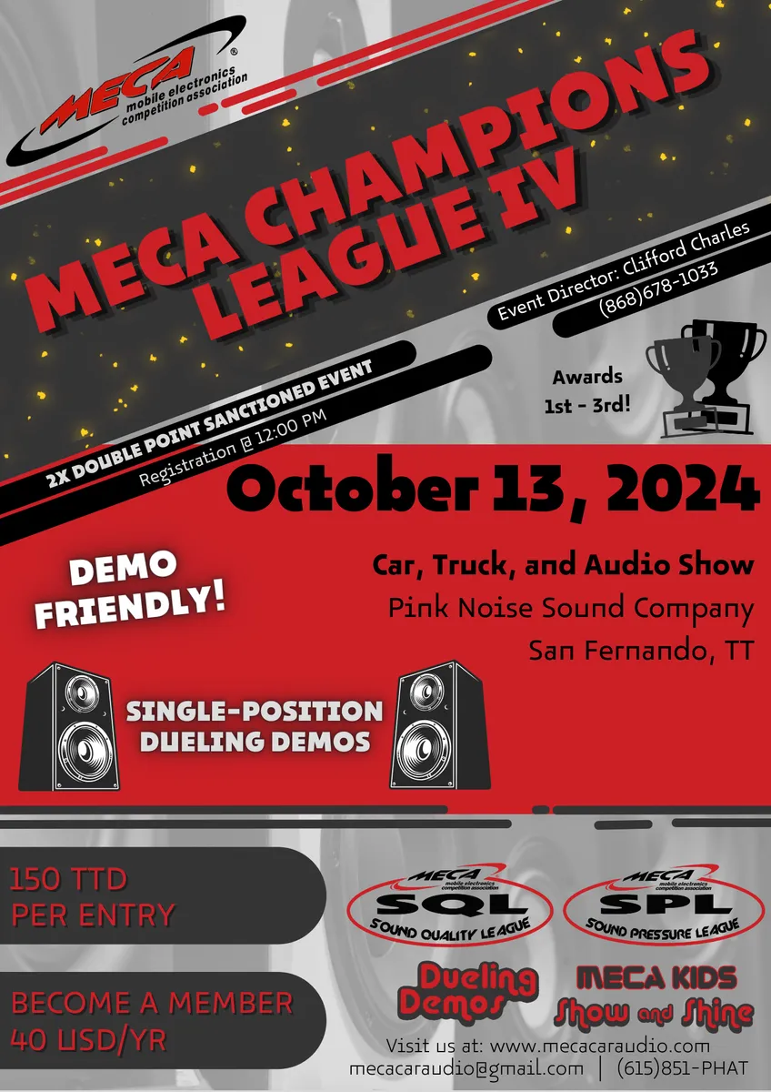 MECA CHAMPION LEAGUE IV Flyer