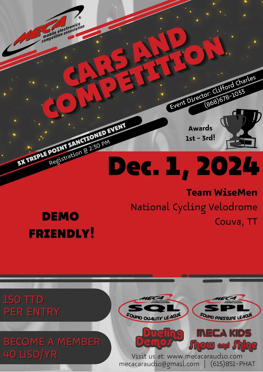 Cars & Comptition Flyer