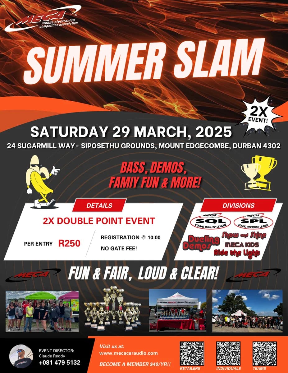 SUMER SLAM Flyer