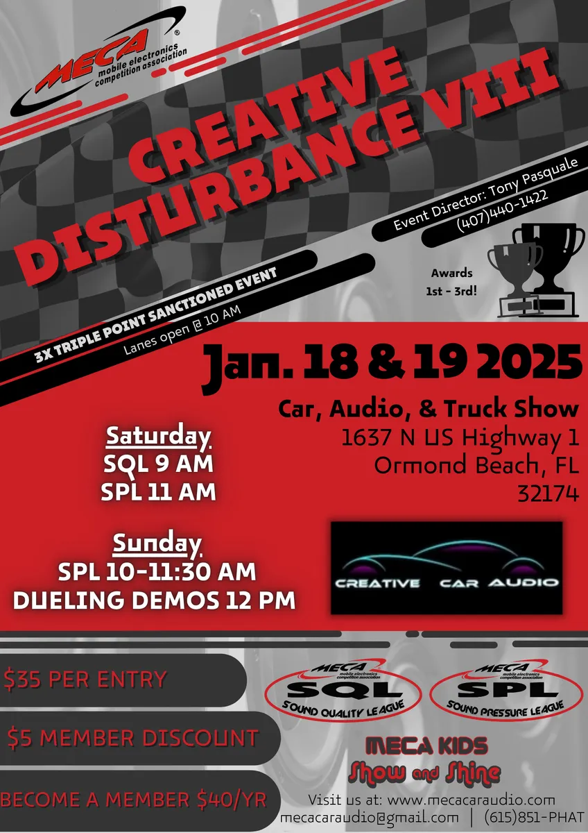 Creative Disturbance VIII Flyer