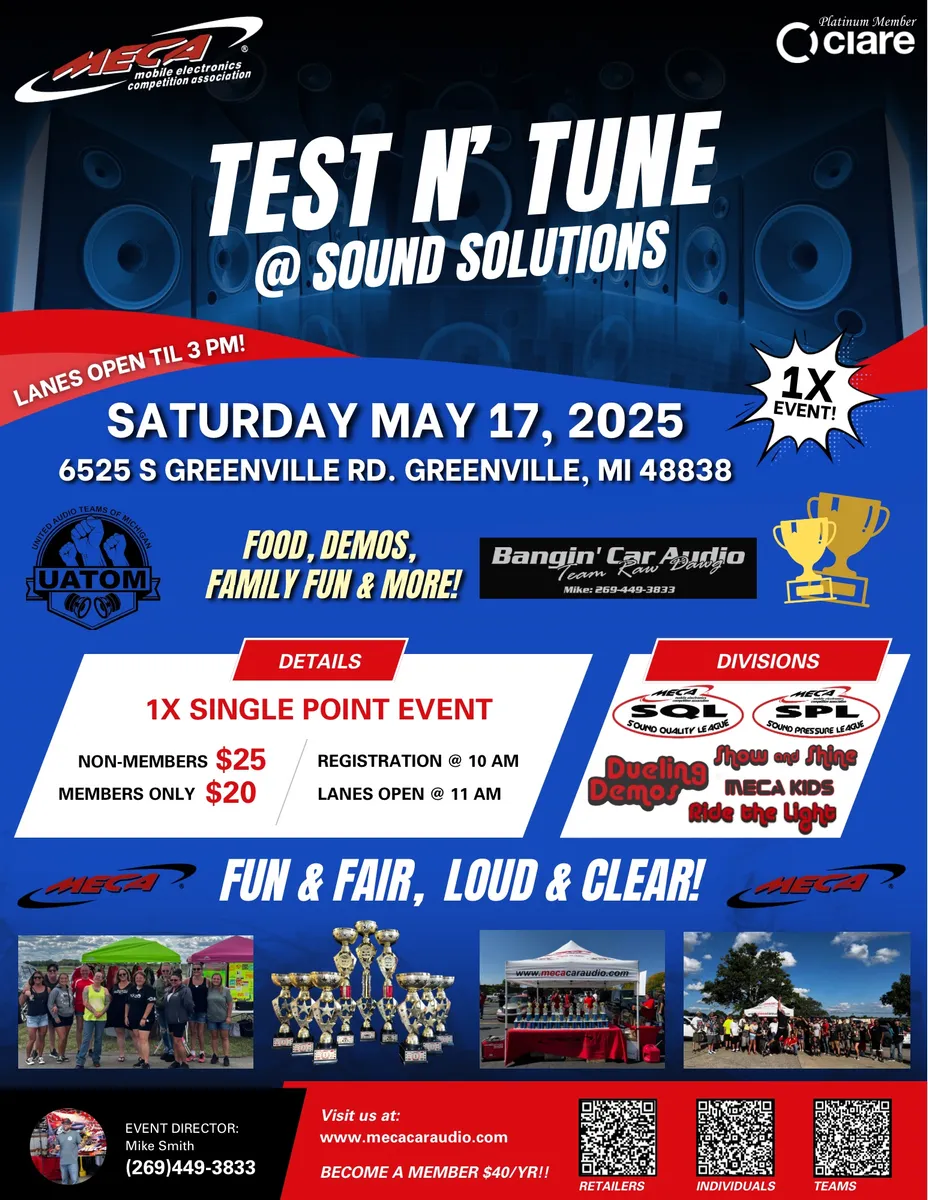 Test N' Tune Flyer