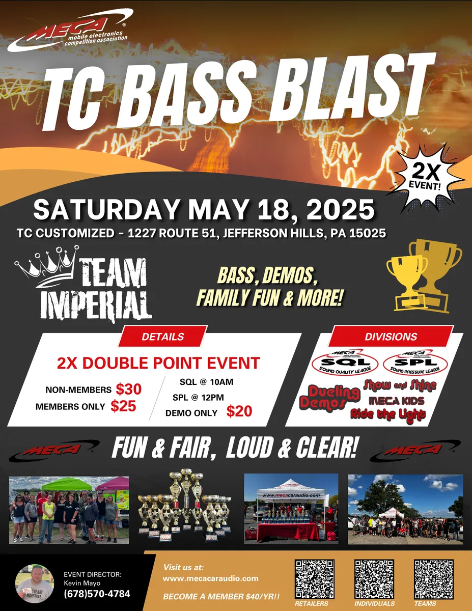 TC Bass Blast Flyer