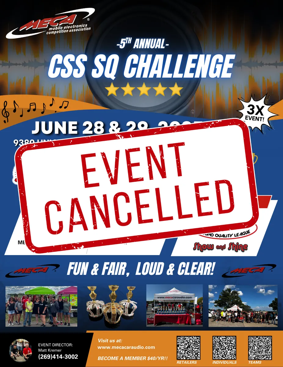 CSS SQ Challenge CANCELLED Flyer
