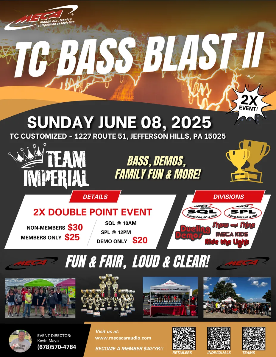 TC Bass Blast II Flyer