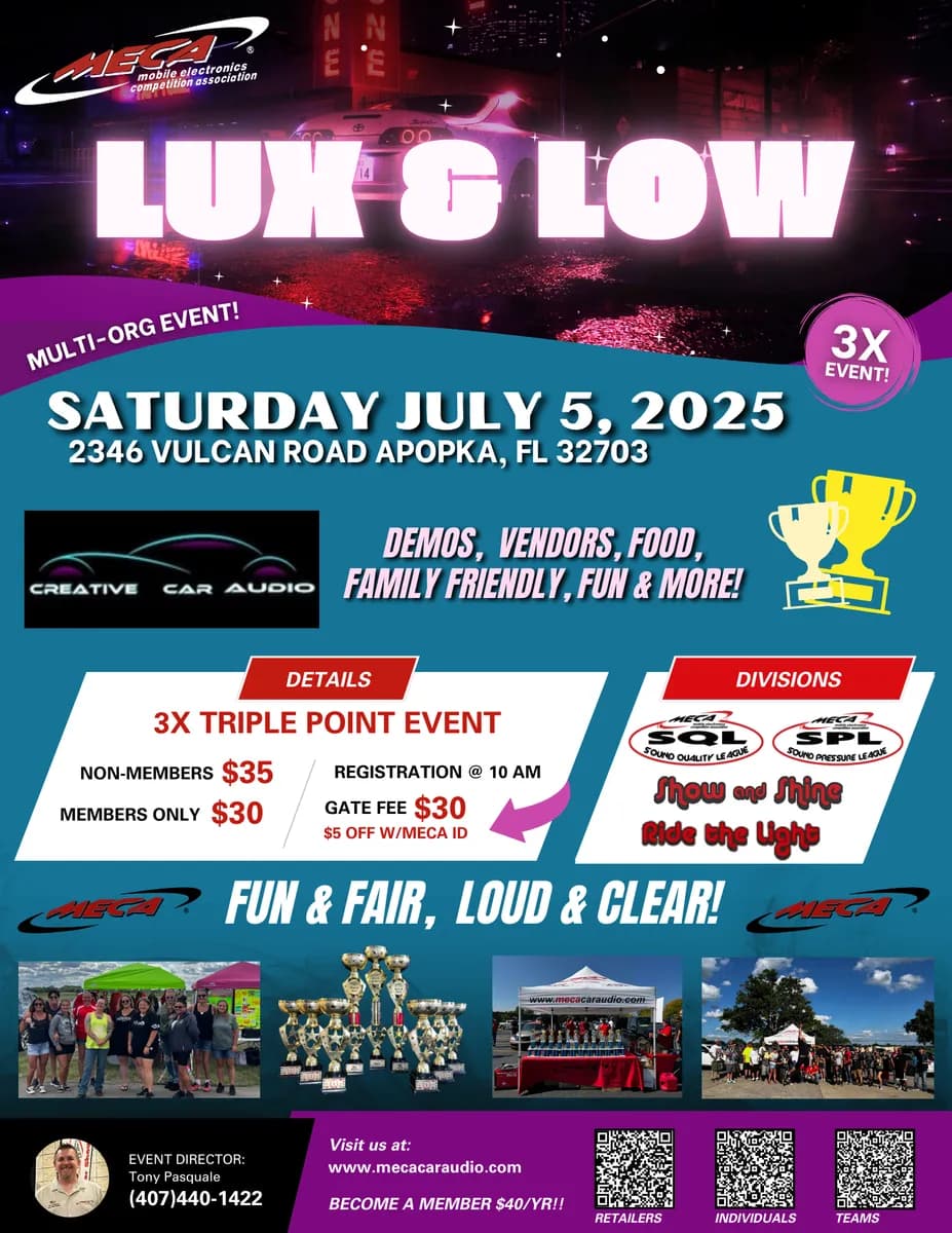 LUX & LOW Flyer