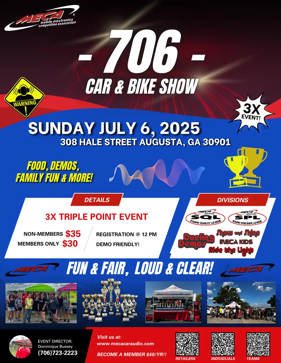 706 Car & Bike Show Flyer