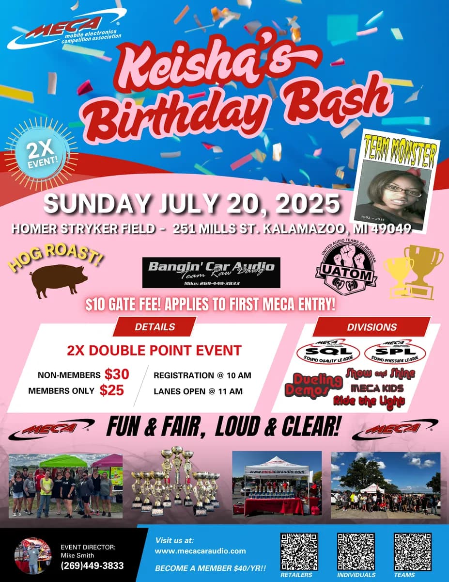 Keisha's Birthday Bash Flyer