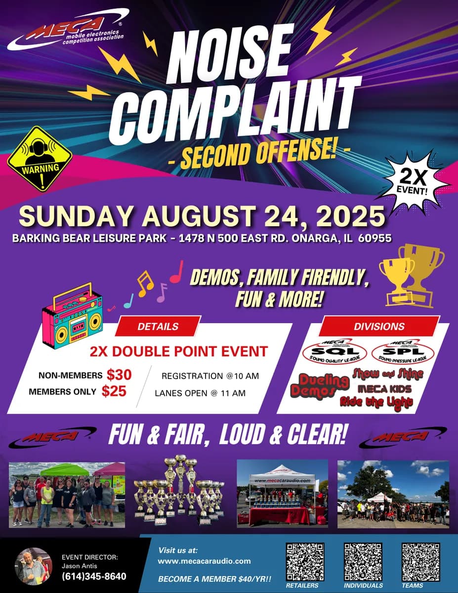 Noise Complaint -Second Offense- Flyer